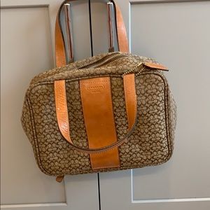 Vintage Coach Makeup Bag